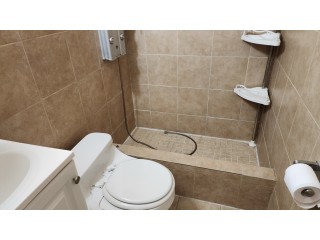 플러싱 1Bed 노던과파슨 143가 37Ave. 1층나무 전부포함 공원옆 교통편리 깨끗하고환함